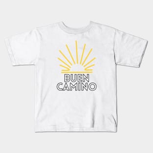 BUEN CAMINO, Camino de Santiago, Shell, Cathedral, Souvenir, Buen Camino, Shirt, Sticker, Hat, Hoodie, Peregrino, Santiago de Compostela Kids T-Shirt